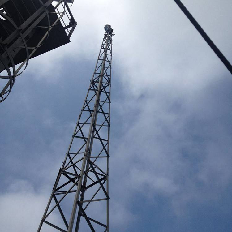 GFW2-1避雷线塔 20米钢结构接闪带塔 通讯基站角钢避雷