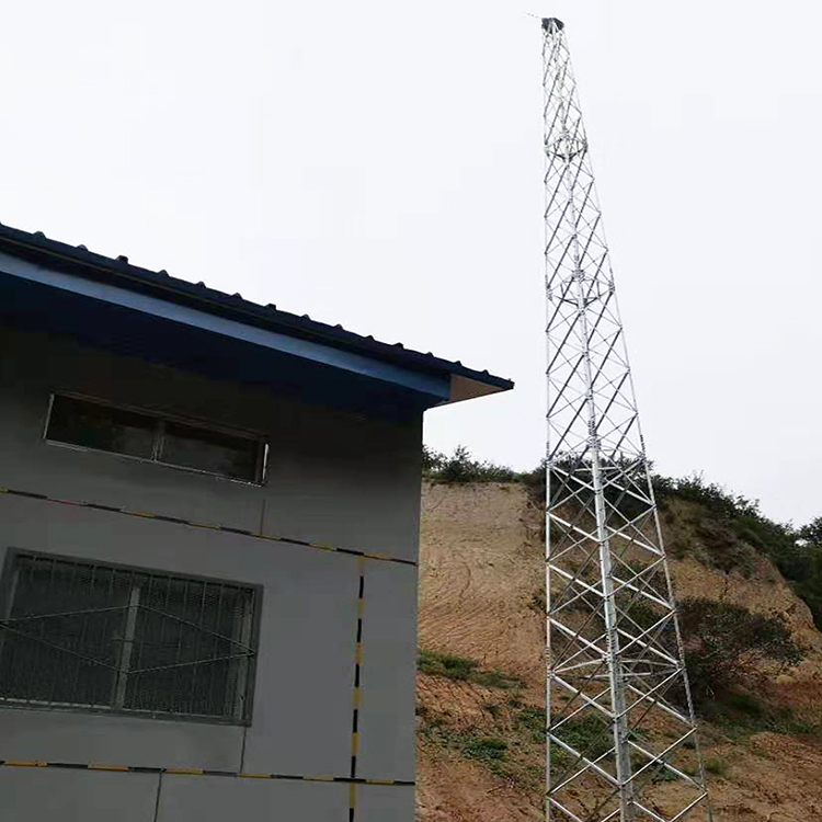 GFW1-2钢结构避雷塔 加油站避雷针塔 独立接闪杆塔